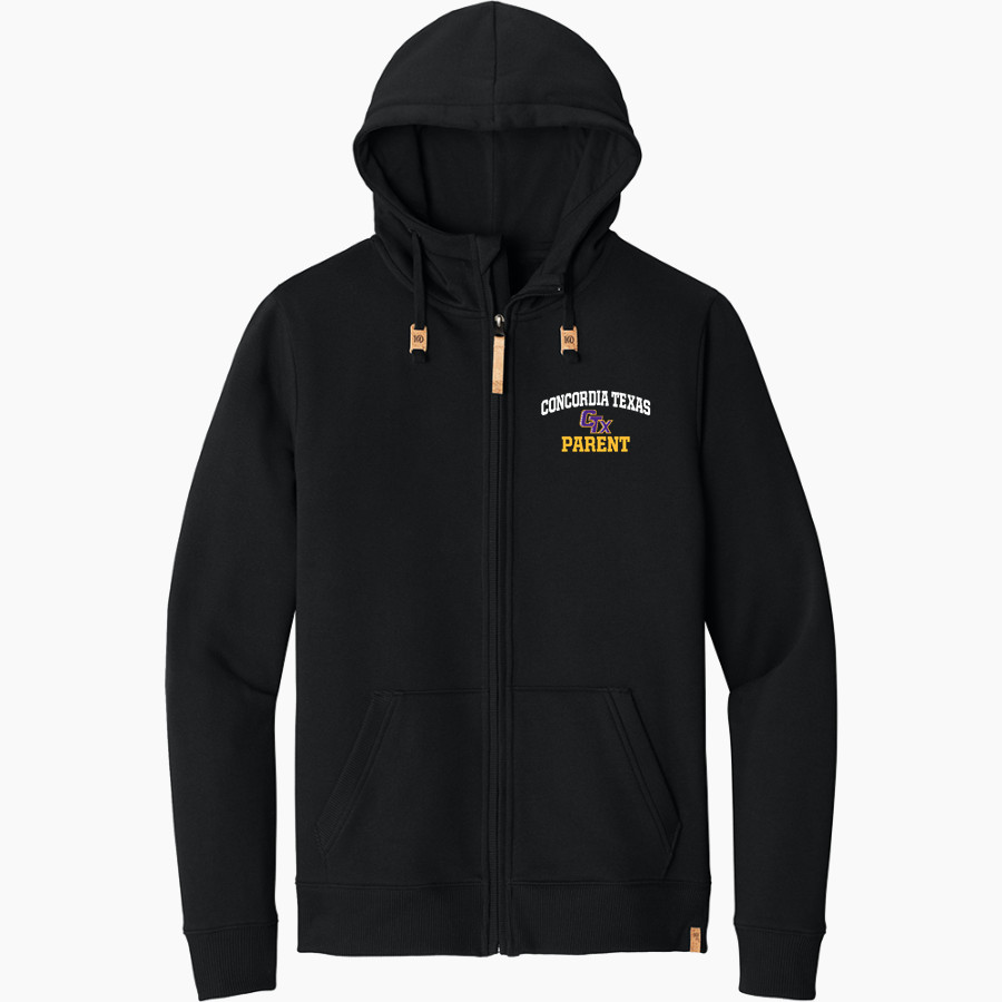 Concordia Tornados tentree Men's Space Dye Fleece Full-Zip Hoodie