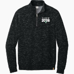 MIAMI CENTRAL HIGH SCHOOL ROCKETS tentree Men's Space Dye 1/4-Zip Fleece Pullover Front Thumbnail