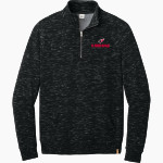 LAWNDALE HIGH SCHOOL CARDINALS tentree Men's Space Dye 1/4-Zip Fleece Pullover Front Thumbnail