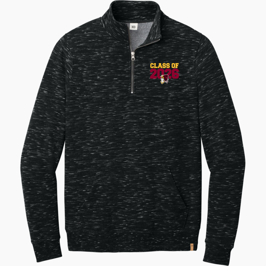 BARSTOW HIGH SCHOOL AZTECS <span class="pdp-name-mascot">BARSTOW AZTECS</span> tentree Men's Space Dye 1/4-Zip Fleece Pullover