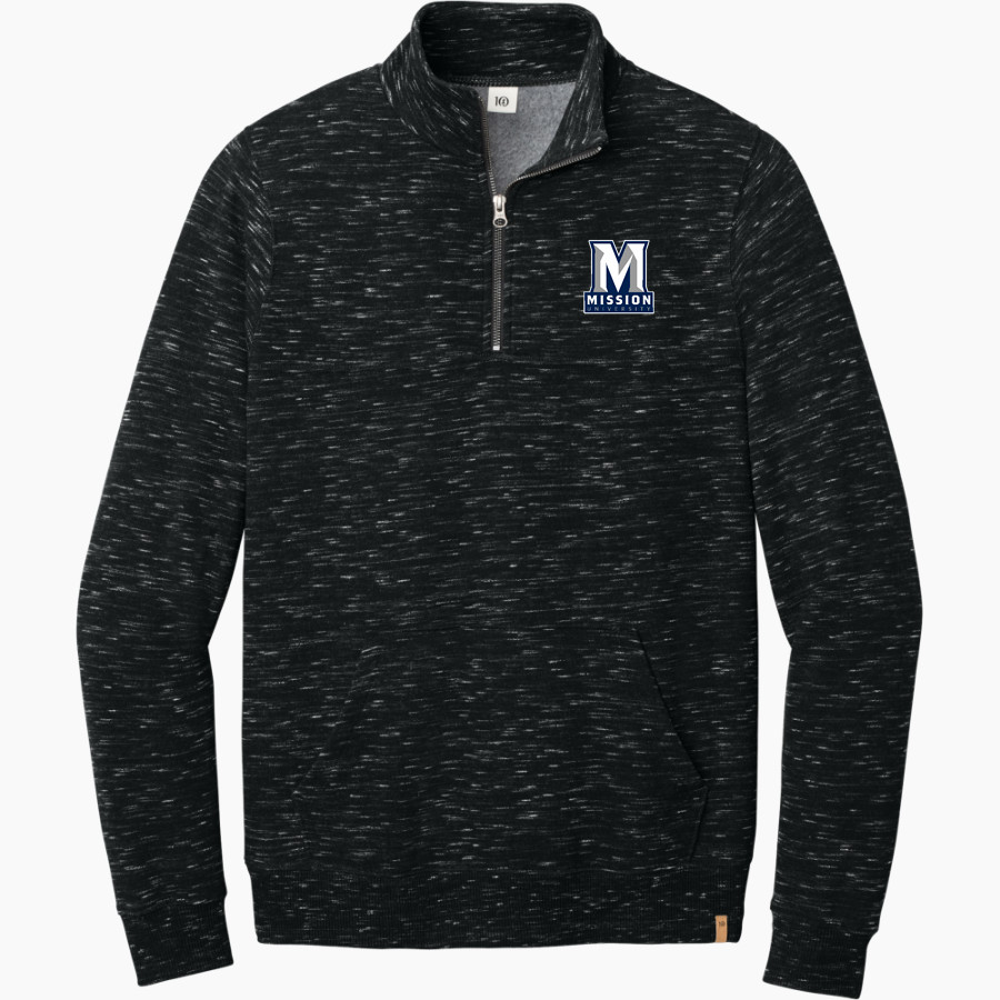 Mission University Mission University tentree Men's Space Dye 1/4-Zip Fleece Pullover