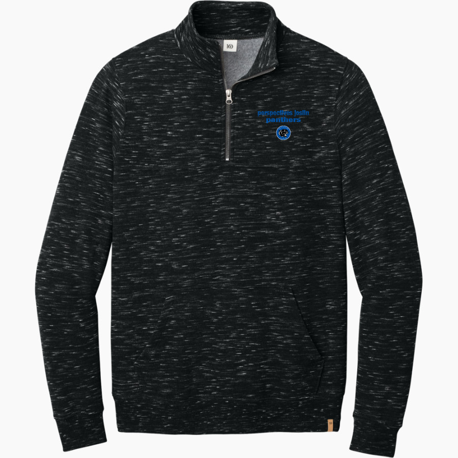 Perspectives Joslin Panthers tentree Men's Space Dye 1/4-Zip Fleece Pullover
