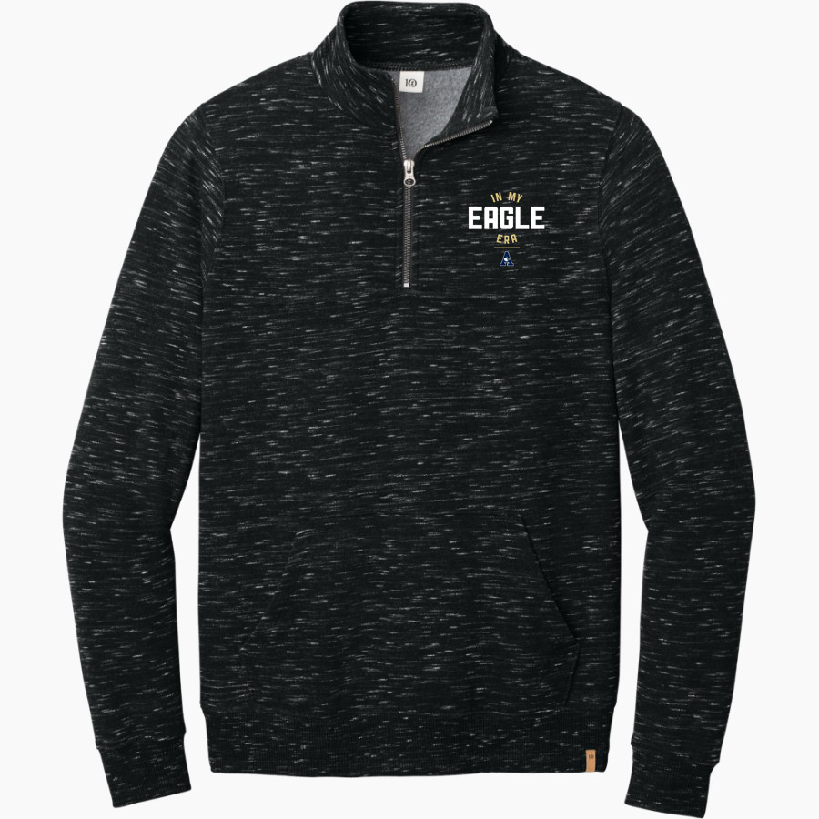 Akins Eagles tentree Men's Space Dye 1/4-Zip Fleece Pullover