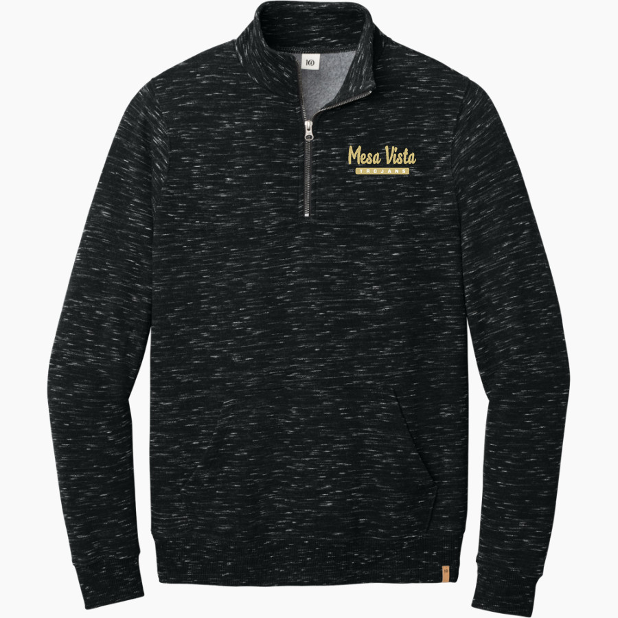 MESA VISTA HIGH SCHOOL TROJANS <span class="pdp-name-mascot">MESA VISTA TROJANS</span> tentree Men's Space Dye 1/4-Zip Fleece Pullover