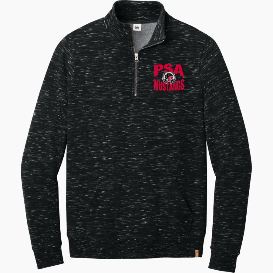 PSA Mustangs official sideline store <span class="pdp-name-mascot">PUTNAM SCIENCE ACADEMY Mustangs</span> tentree Men's Space Dye 1/4-Zip Fleece Pullover