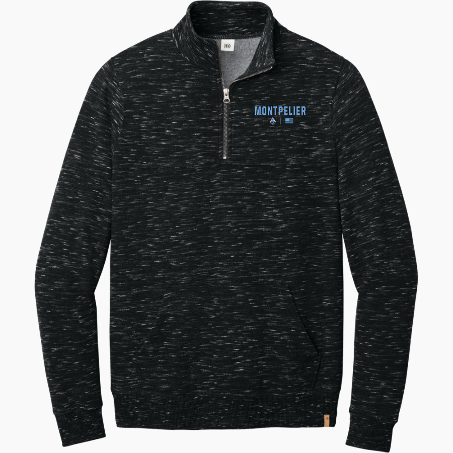 MONTPELIER HIGH SCHOOL LOCOMOTIVES <span class="pdp-name-mascot">MONTPELIER LOCOMOTIVES</span> tentree Men's Space Dye 1/4-Zip Fleece Pullover