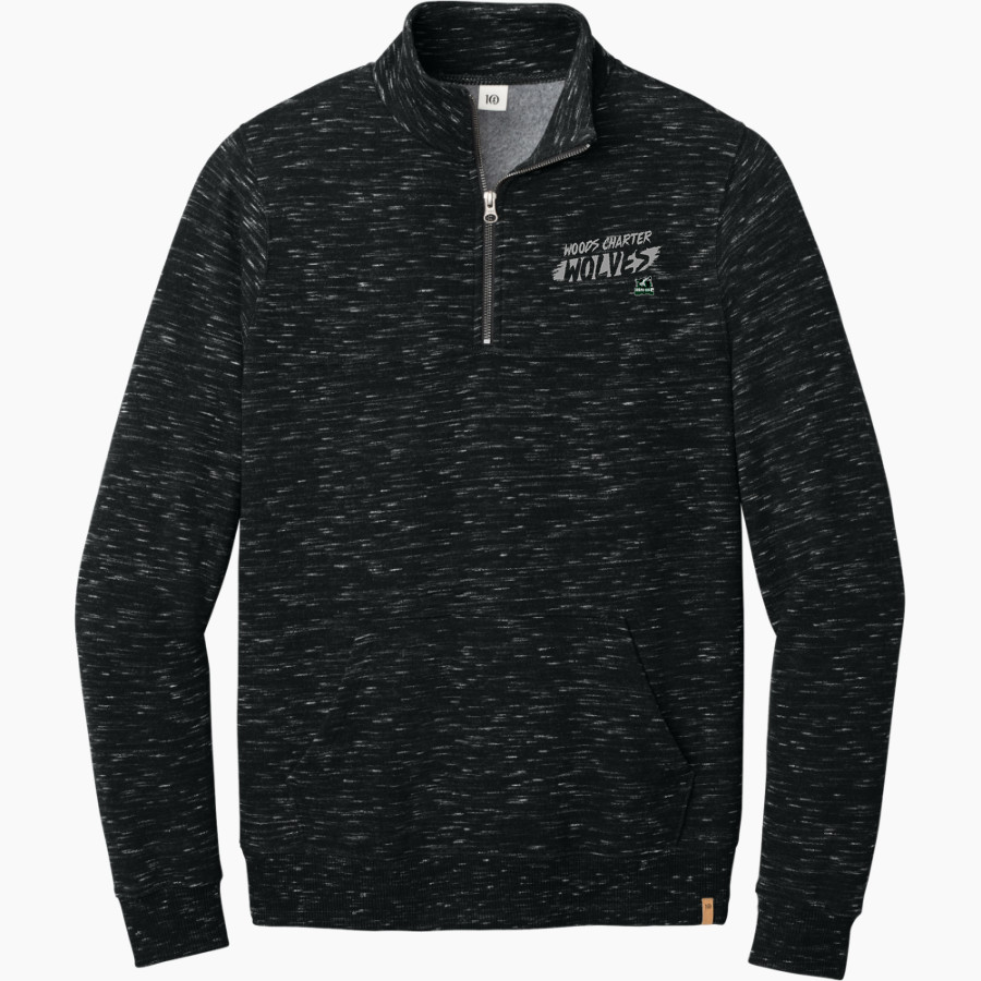 Woods Charter Wolves tentree Men's Space Dye 1/4-Zip Fleece Pullover