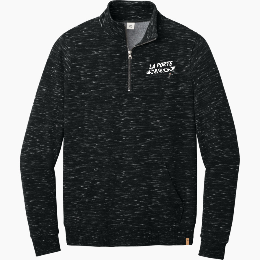 La Porte Slicers tentree Men's Space Dye 1/4-Zip Fleece Pullover