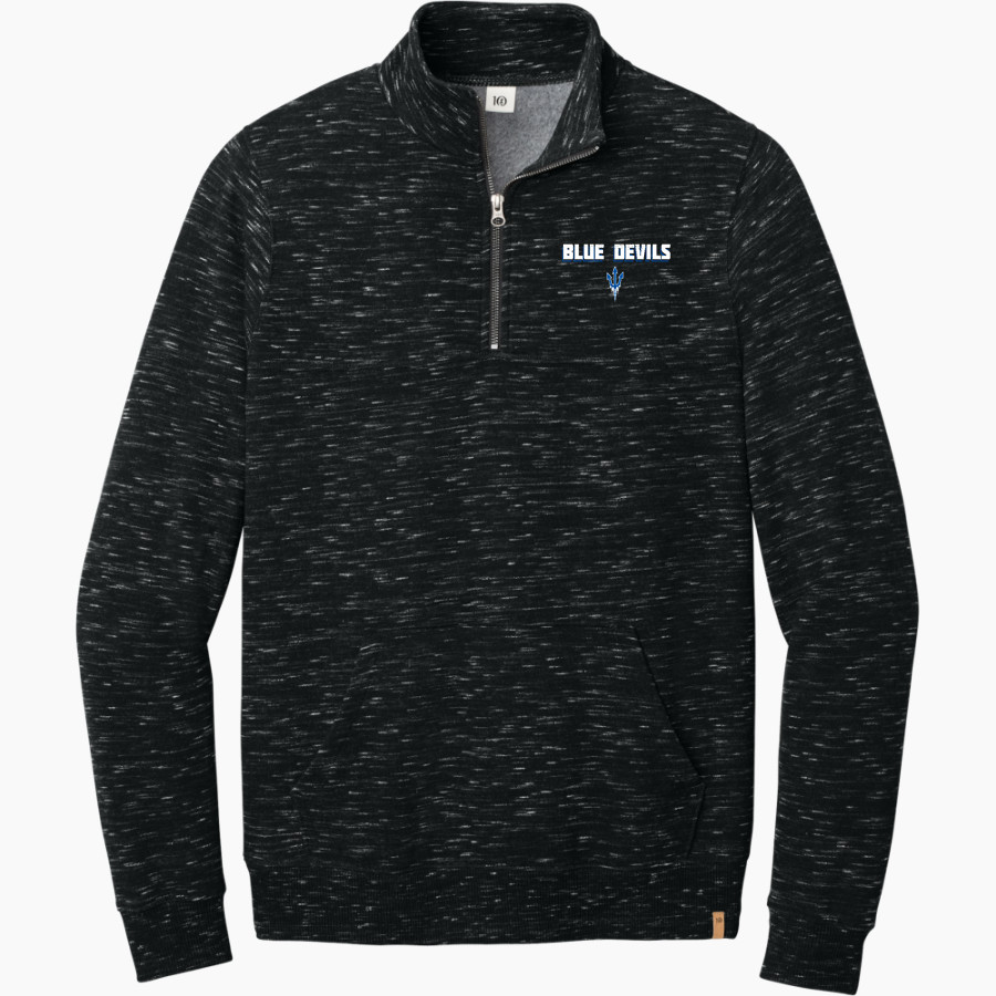 BROCKPORT BLUE DEVILS The Official Online Store <span class="pdp-name-mascot">BROCKPORT BLUE DEVILS</span> tentree Men's Space Dye 1/4-Zip Fleece Pullover