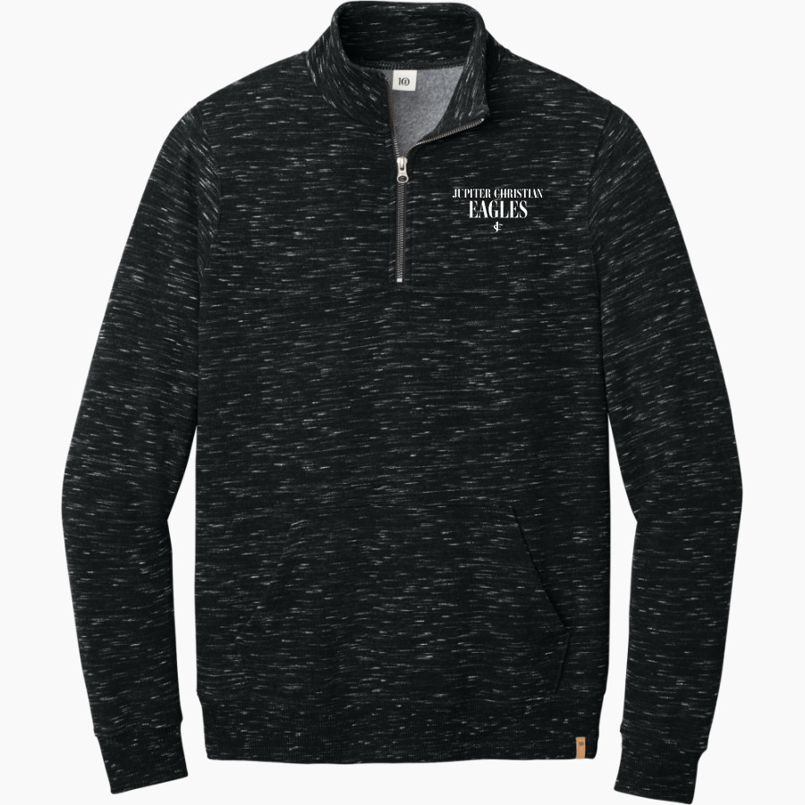 Jupiter Christian Eagles <span class="pdp-name-mascot">Jupiter Eagles</span> tentree Men's Space Dye 1/4-Zip Fleece Pullover