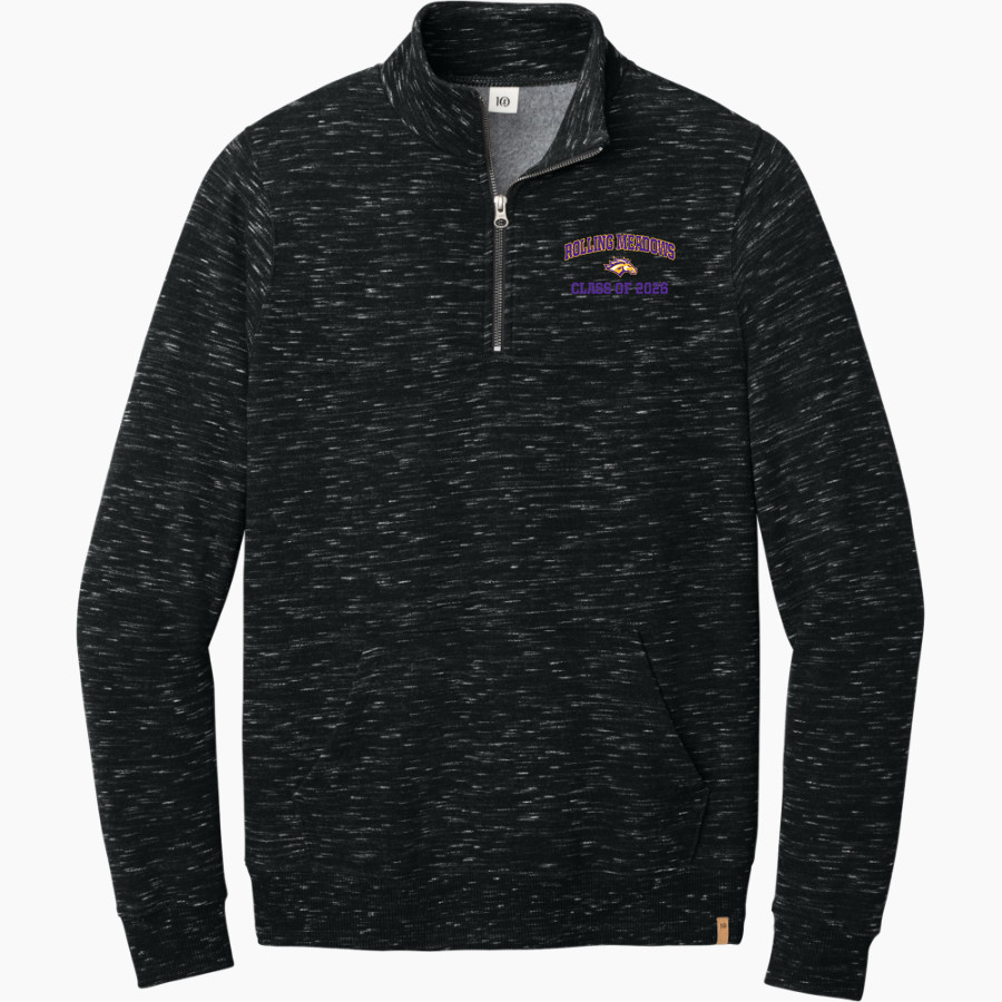 Rolling Meadows Mustangs <span class="pdp-name-mascot">Rolling Meadows High School Mustangs</span> tentree Men's Space Dye 1/4-Zip Fleece Pullover