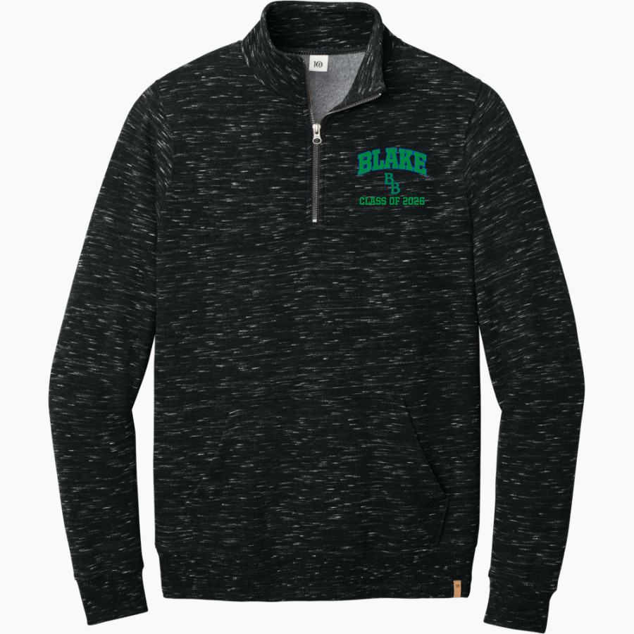 The Blake School BEARS ONLINE STORE tentree Men's Space Dye 1/4-Zip Fleece Pullover