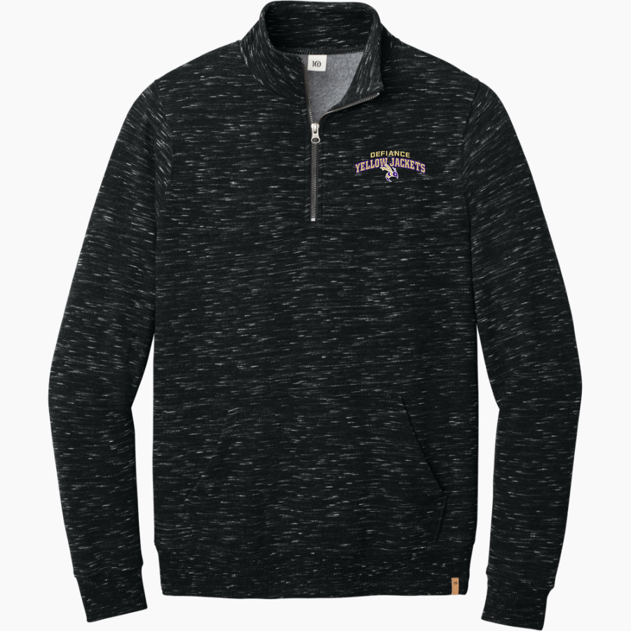 Defiance College Yellow Jackets <span class="pdp-name-mascot">Defiance College Yellow Jackets</span> tentree Men's Space Dye 1/4-Zip Fleece Pullover