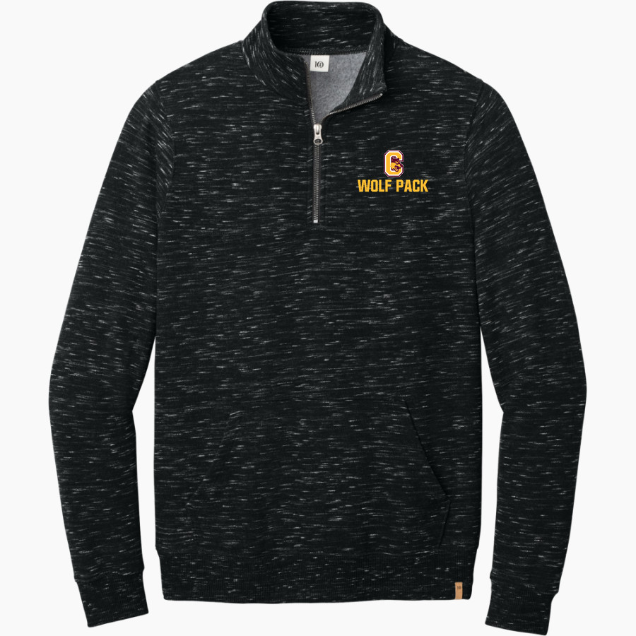 Colonie Sideline Store tentree Men's Space Dye 1/4-Zip Fleece Pullover