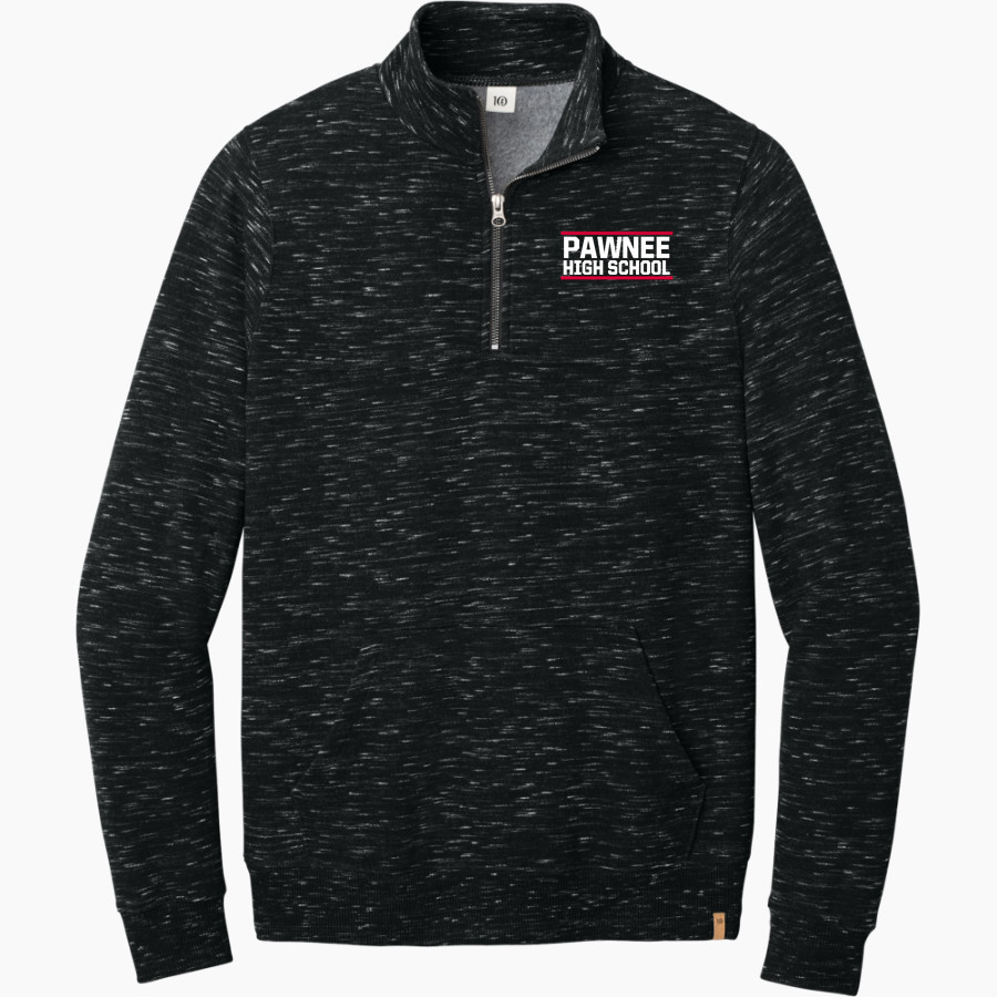 Pawnee Indians tentree Men's Space Dye 1/4-Zip Fleece Pullover
