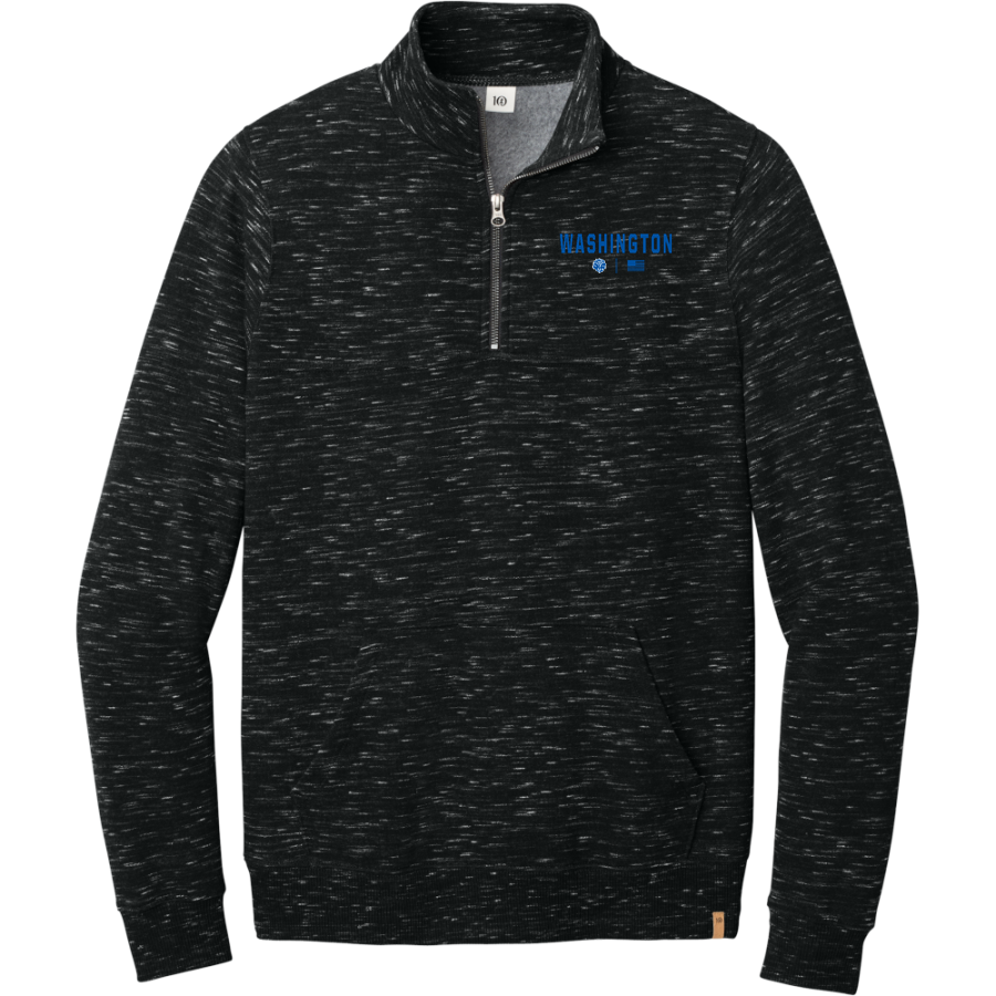 Washington Blue Lions <span class="pdp-name-mascot">Washington Blue Lions</span> tentree Men's Space Dye 1/4-Zip Fleece Pullover