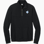 Tufts Jumbos <span class="pdp-name-mascot">Tufts University Jumbos</span> tentree Men's Space Dye 1/4-Zip Fleece Pullover Front Thumbnail