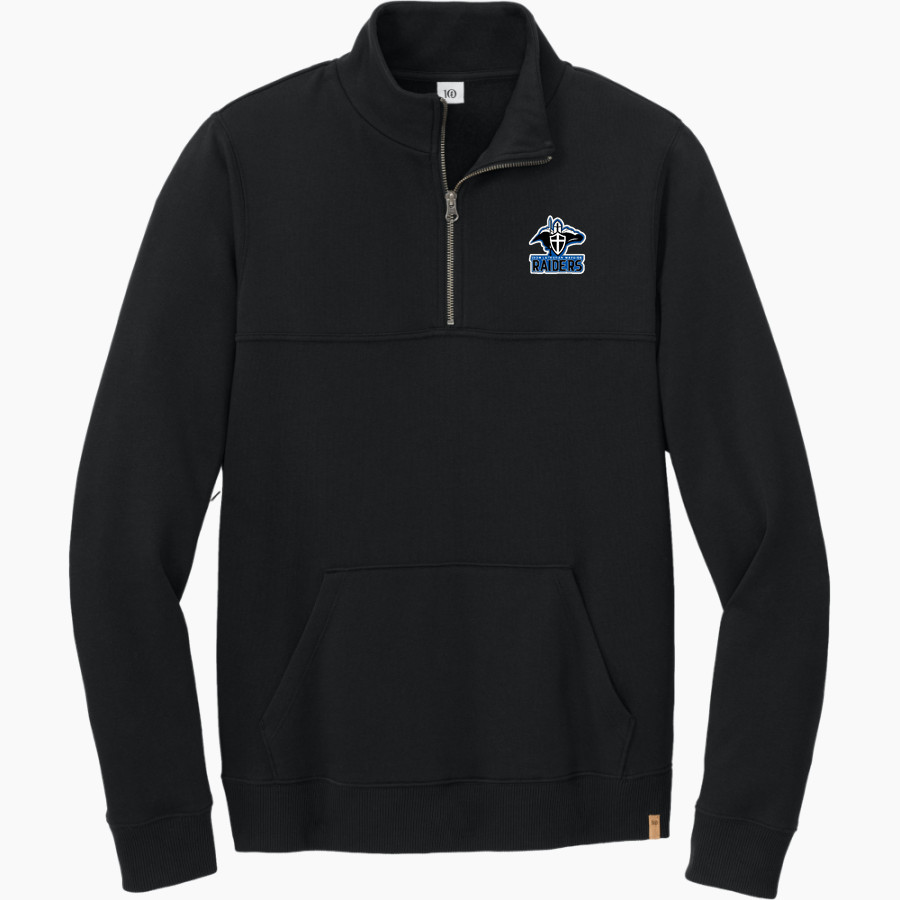 Zion Lutheran Raiders tentree Men's Space Dye 1/4-Zip Fleece Pullover