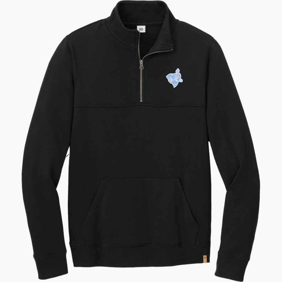 Tufts Jumbos <span class="pdp-name-mascot">Tufts University Jumbos</span> tentree Men's Space Dye 1/4-Zip Fleece Pullover