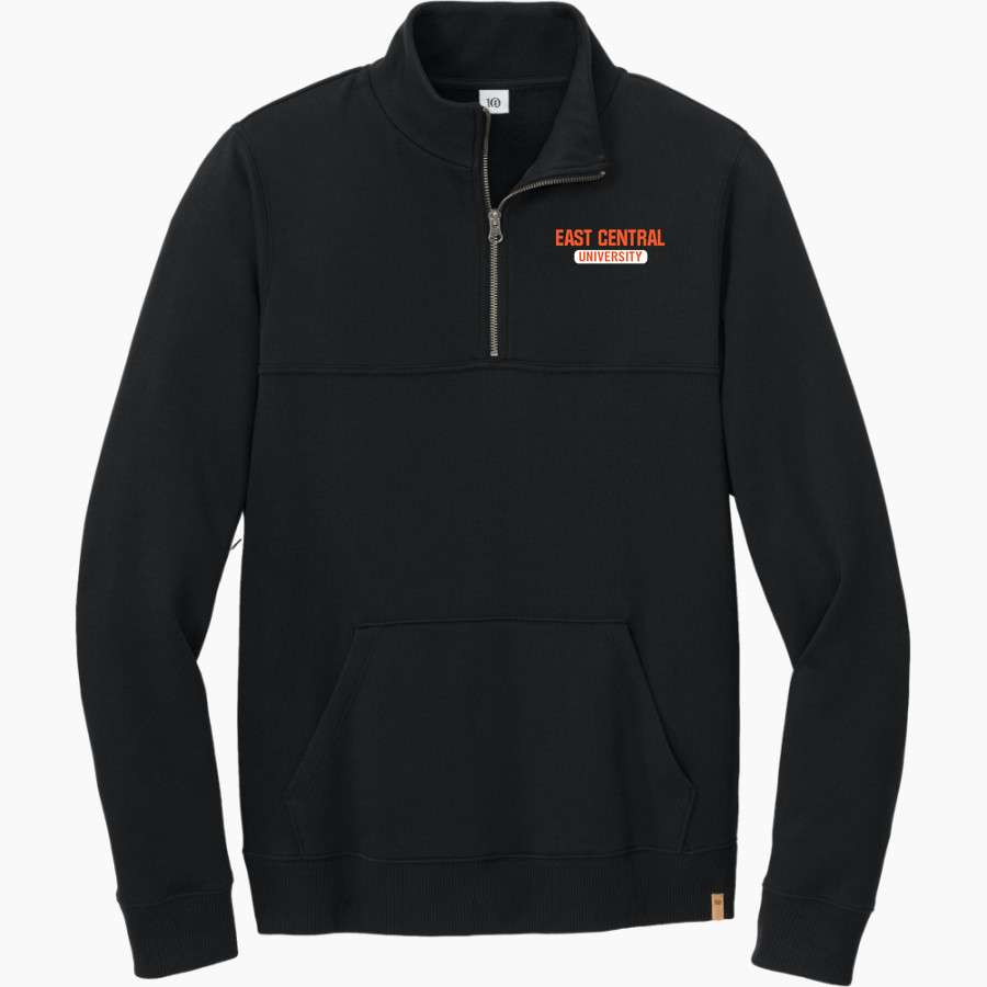 ECU Tigers <span class="pdp-name-mascot">East Central Tigers</span> tentree Men's Space Dye 1/4-Zip Fleece Pullover