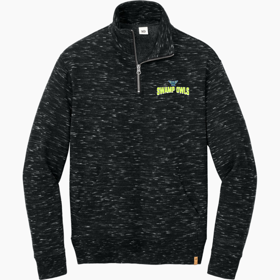 Discovery Swamp Owls tentree Women's Space Dye 1/4-Zip Fleece Pullover