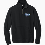 HAMPTON HIGH SCHOOL BULLDOGS <span class="pdp-name-mascot">HAMPTON BULLDOGS</span> tentree Women's Space Dye 1/4-Zip Fleece Pullover Front Thumbnail