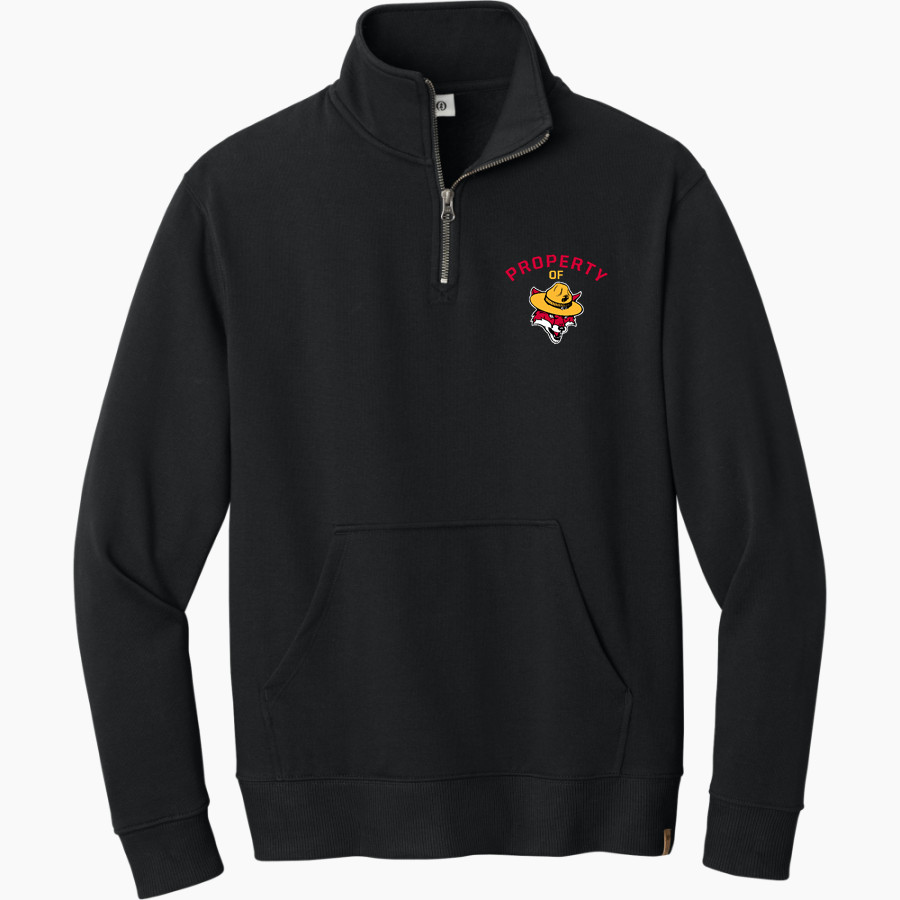 MARINE MILITARY ACADEMY LEATHERNECKS <span class="pdp-name-mascot">MARINE LEATHERNECKS</span> tentree Women's Space Dye 1/4-Zip Fleece Pullover
