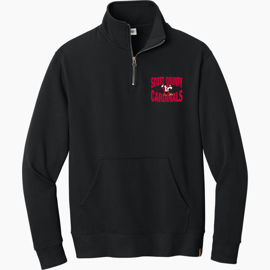 Scott County Cardinals <span class="pdp-name-mascot">Scott County Cardinals</span> tentree Women's Space Dye 1/4-Zip Fleece Pullover