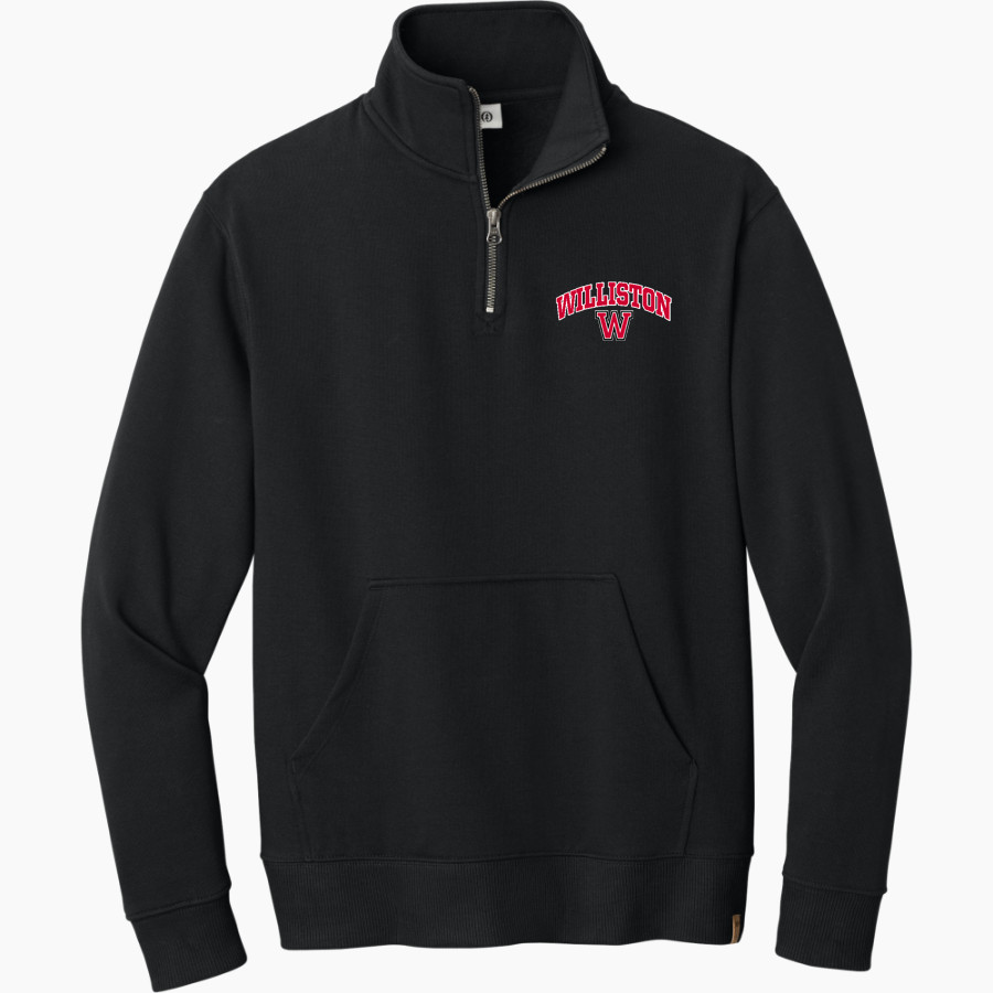 WILLISTON HIGH SCHOOL RED DEVILS tentree Women's Space Dye 1/4-Zip Fleece Pullover
