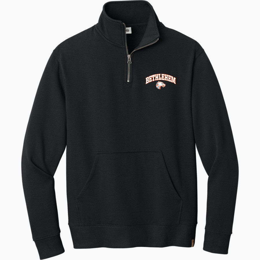 Bethlehem Eagles official sideline store <span class="pdp-name-mascot">Bethlehem Eagles</span> tentree Women's Space Dye 1/4-Zip Fleece Pullover