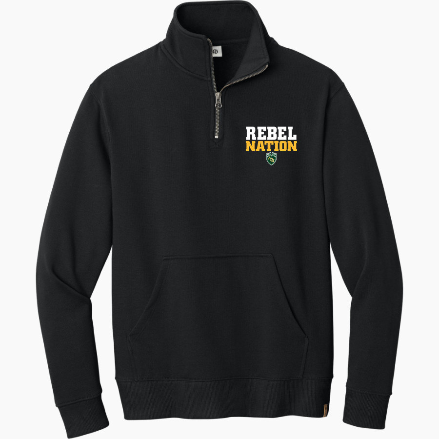 Notre Dame Academy Rebels official sideline store tentree Women's Space Dye 1/4-Zip Fleece Pullover