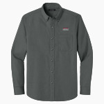 Central Decatur Cardinals Port Authority Long Sleeve Nailhead Easy Care Shirt Front Thumbnail