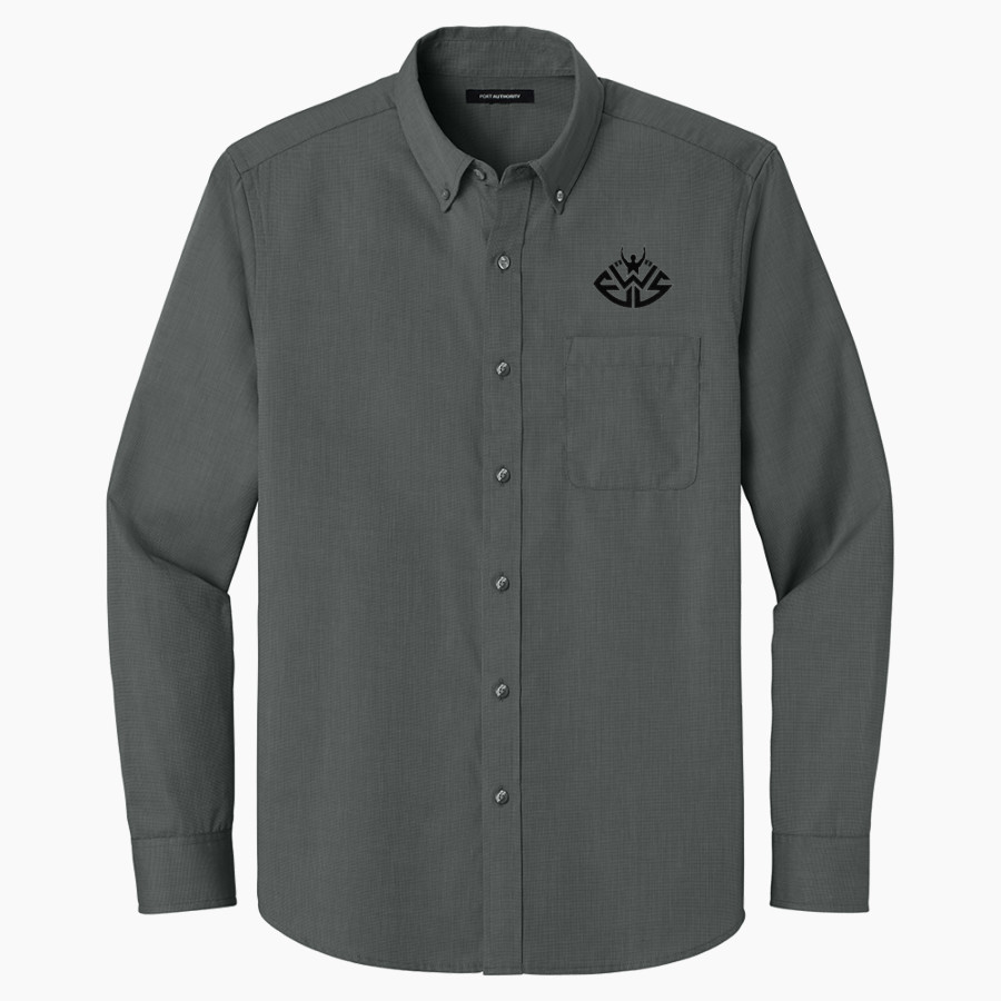 SHAYNE GRAHAM'S ELITE WINNING SOLUTIONS <span class="pdp-name-mascot">SHAYNE GRAHAM'S ELITE WINNING SOLUTIONS</span> Port Authority Long Sleeve Nailhead Easy Care Shirt