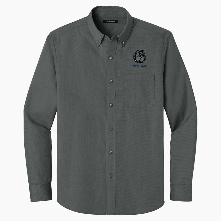 Westerly Bulldogs <span class="pdp-name-mascot">Westerly Bulldogs</span> Port Authority Long Sleeve Nailhead Easy Care Shirt