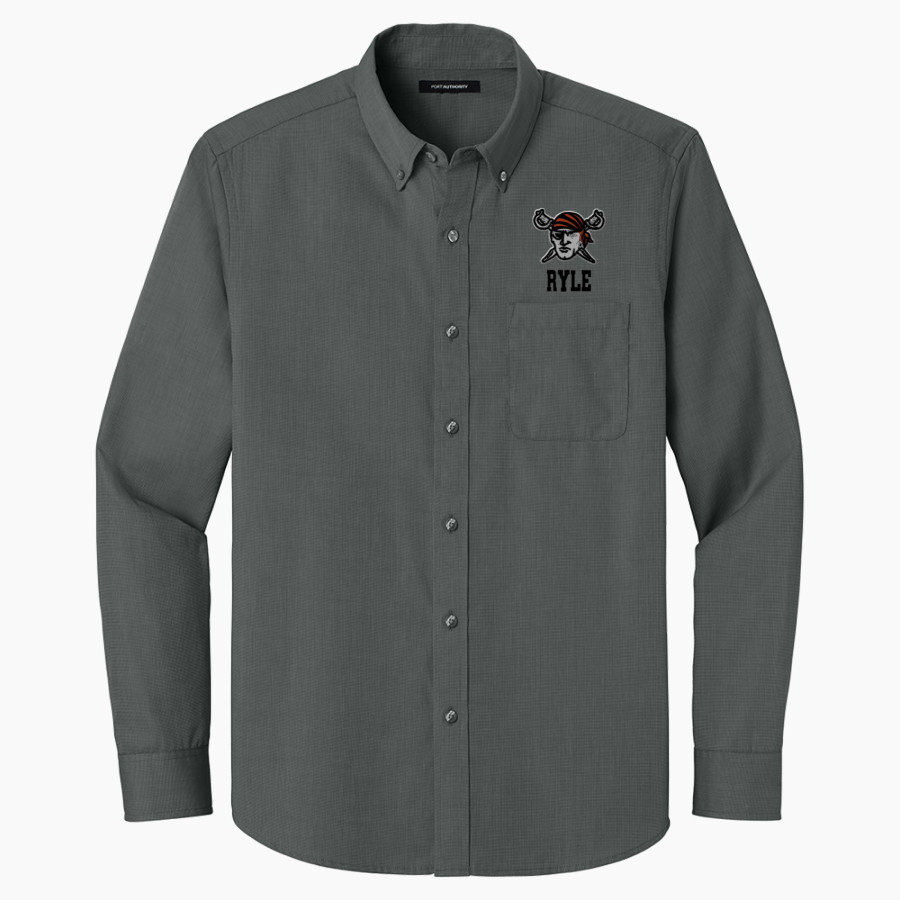RYLE HIGH SCHOOL Raiders Online Store <span class="pdp-name-mascot">RYLE RAIDERS</span> Port Authority Long Sleeve Nailhead Easy Care Shirt