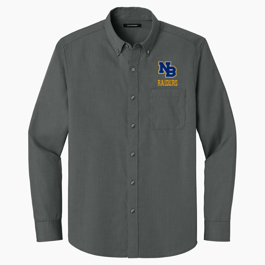 North Brunswick Raiders <span class="pdp-name-mascot">North Brunswick Raiders</span> Port Authority Long Sleeve Nailhead Easy Care Shirt