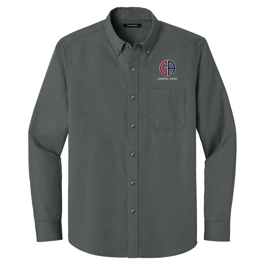 Germantown Academy Patriots <span class="pdp-name-mascot">Germantown Academy Patriots</span> Port Authority Long Sleeve Nailhead Easy Care Shirt