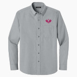Rt. 12 Pickle Rt. 12 Pickle <span class="pdp-name-mascot">Rt. 12 Pickle</span> Port Authority Long Sleeve Nailhead Easy Care Shirt Front Thumbnail