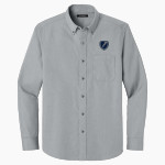 Manhattan Christian Thunder <span class="pdp-name-mascot">Manhattan Christian Thunder</span> Port Authority Long Sleeve Nailhead Easy Care Shirt Front Thumbnail