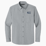Smith Bears <span class="pdp-name-mascot">SMITH COLLEGE BEARS</span> Port Authority Long Sleeve Nailhead Easy Care Shirt Front Thumbnail