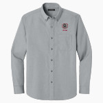 Grace College Lancers Port Authority Long Sleeve Nailhead Easy Care Shirt Front Thumbnail