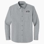 THE YOUNGSTOWN CHRISTIAN SCHOOL EAGLES <span class="pdp-name-mascot">THE YOUNGSTOWN EAGLES</span> Port Authority Long Sleeve Nailhead Easy Care Shirt Front Thumbnail