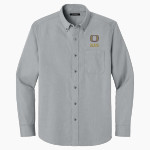 OZARK HIGH SCHOOL HILLBILLIES <span class="pdp-name-mascot">OZARK HILLBILLIES</span> Port Authority Long Sleeve Nailhead Easy Care Shirt Front Thumbnail