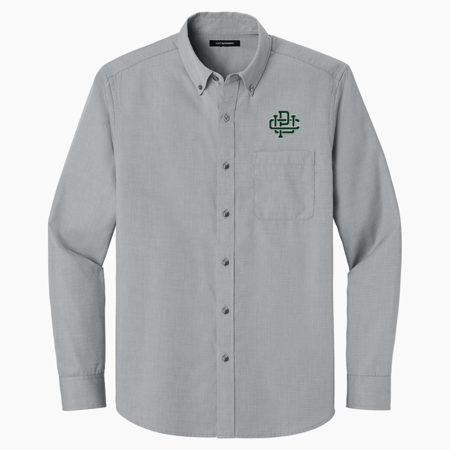 Pacific Union College Pioneers <span class="pdp-name-mascot">Pacific Union College Pioneers</span> Port Authority Long Sleeve Nailhead Easy Care Shirt