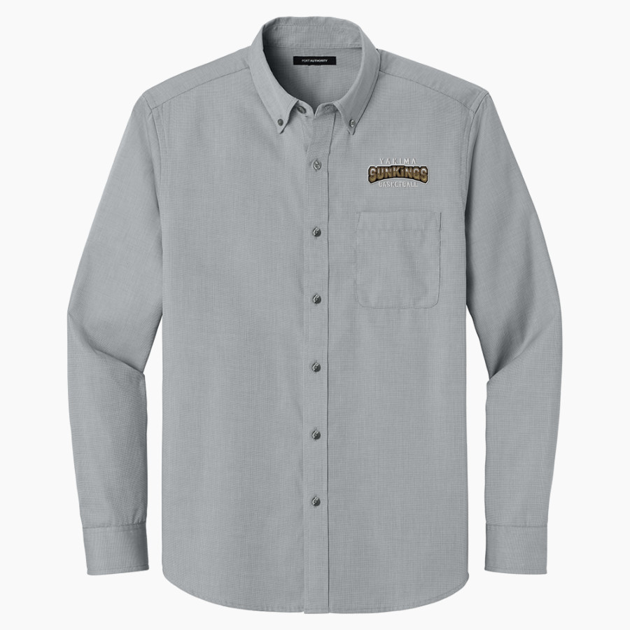 Yakima Sunkings Sunkings Port Authority Long Sleeve Nailhead Easy Care Shirt