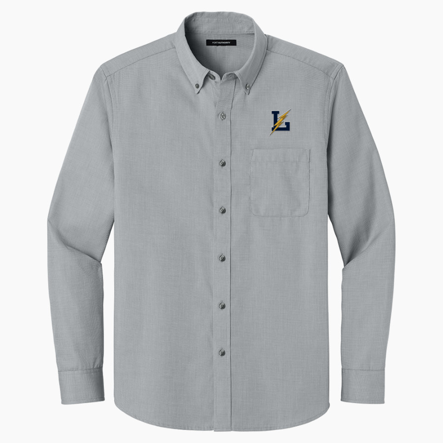 LITTLESTOWN HIGH SCHOOL THUNDERBOLTS <span class="pdp-name-mascot">LITTLESTOWN THUNDERBOLTS</span> Port Authority Long Sleeve Nailhead Easy Care Shirt