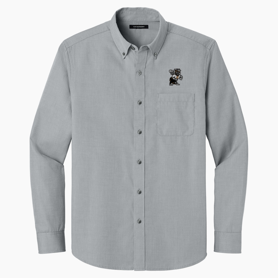 CALDWELL HIGH SCHOOL HORNETS <span class="pdp-name-mascot">CALDWELL HORNETS</span> Port Authority Long Sleeve Nailhead Easy Care Shirt