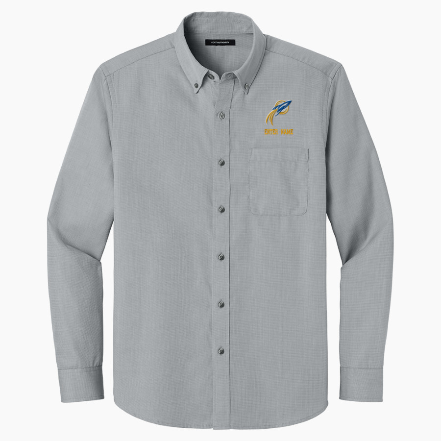 Broughal Rockets <span class="pdp-name-mascot">Broughal Rockets</span> Port Authority Long Sleeve Nailhead Easy Care Shirt