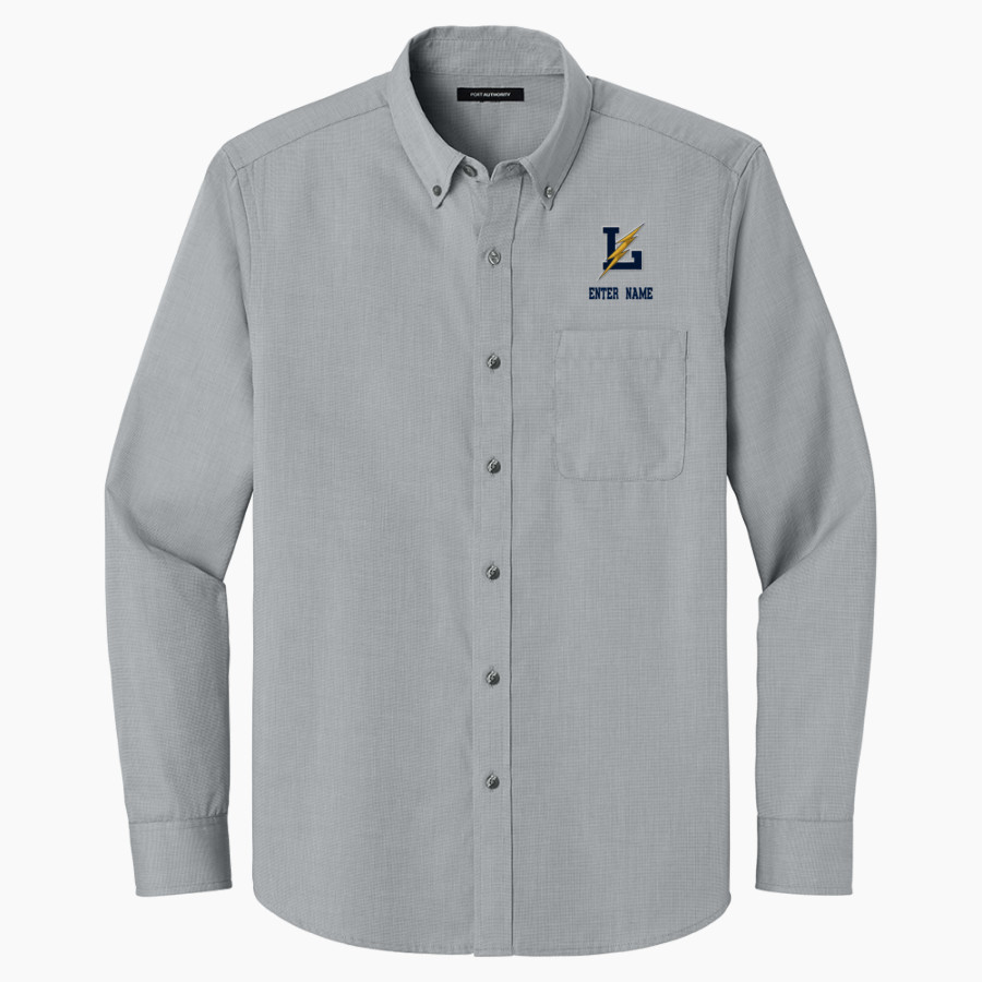 LITTLESTOWN HIGH SCHOOL THUNDERBOLTS Port Authority Long Sleeve Nailhead Easy Care Shirt