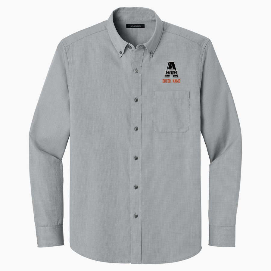 AMES HIGH SCHOOL LITTLE CYCLONES <span class="pdp-name-mascot">AMES LITTLE CYCLONES</span> Port Authority Long Sleeve Nailhead Easy Care Shirt